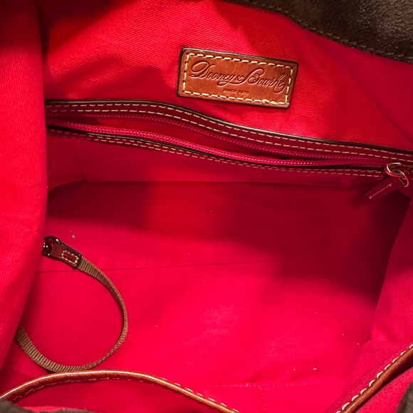 Dooney & Bourke Suede Cooper Hobo - Picture 5 of 10